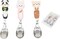 18/8 stainless steel children's spoon set with storage box, silicone animal shaped handle, BPA free children's travel silverware suitable for children aged 3-6 as Christmas gifts